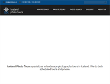 Tablet Screenshot of phototours.is